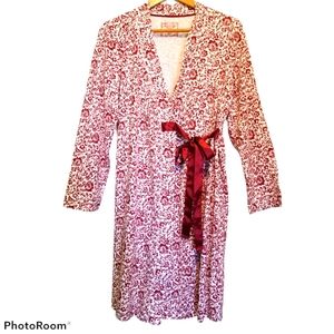 Motherhood Maternity 100% Cotton Floral Print Robe